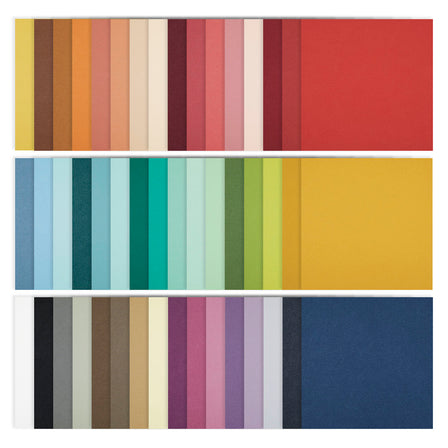 Spellbinders - The Full 48 ColorWheel Cardstock Pack 12" x 12" - 1 each