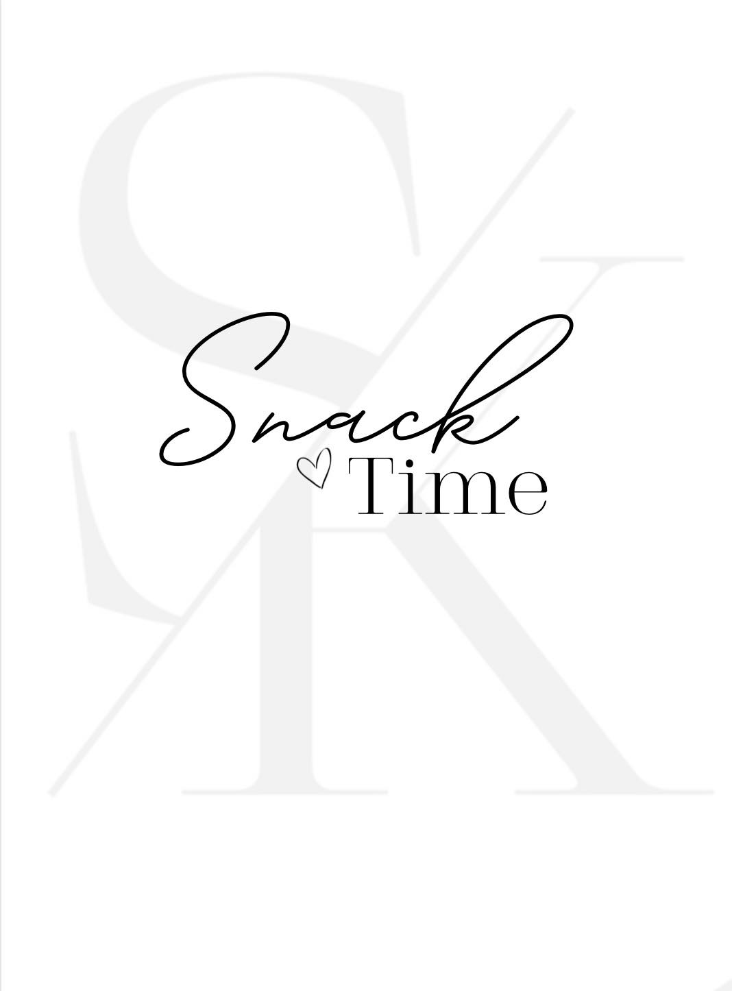 Stilvoll-Kreativ - STEMPEL SNACK TIME
