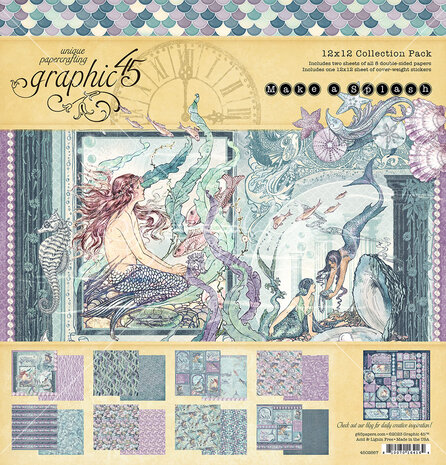 Graphic 45 - Make a Splash 12x12 Inch Collection Pack