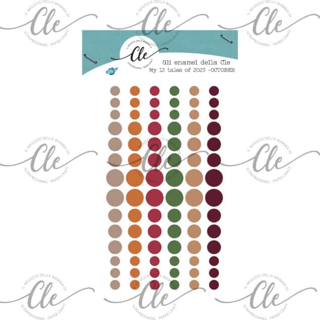 Cle - EMBELLISHMENTS- ENAMEL DOTS -MY 12 TALES OF 2023 – ENAMEL OCTOBER