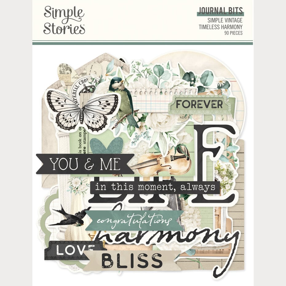 Simple Stories - Simple Vintage Timeless Harmony Journal Bits & Pieces