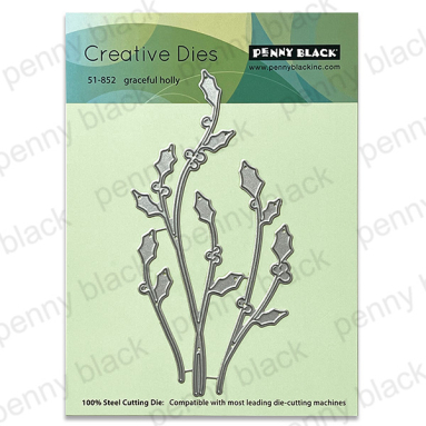 Penny Black - Graceful Holly (metal dies) Penny Black - Graceful Holly (metal dies)
