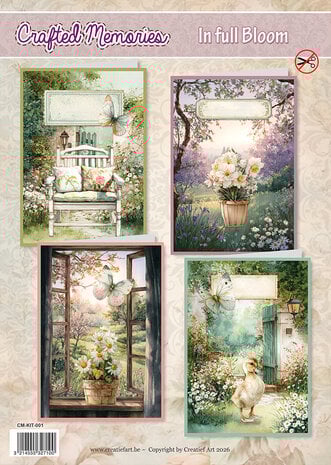 Creatief Art - In Full Bloom Card Kit Crafted Memories