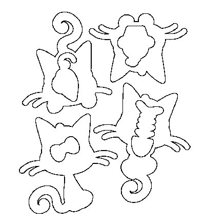 C.C.Designs - Meowy Outline Die C.C.Designs - Meowy Outline Die