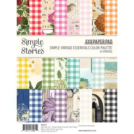 Simple Stories - Simple Vintage Essentials Color Palette 6x8 Inch Paper Pad