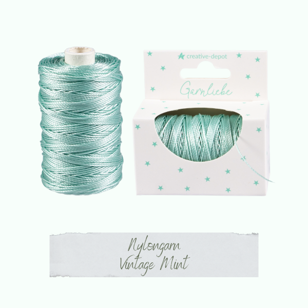 Creative Depot -  Nylongarn - Vintage Mint - Garnliebe  Creative Depot -  Nylongarn - Vintage Mint - Garnliebe