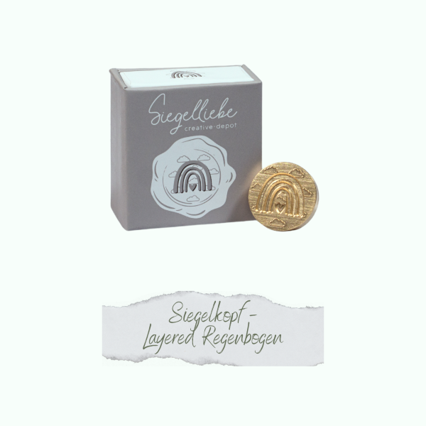 Creative Depot - Siegelkopf - Layered - Regenbogen - Siegelliebe 