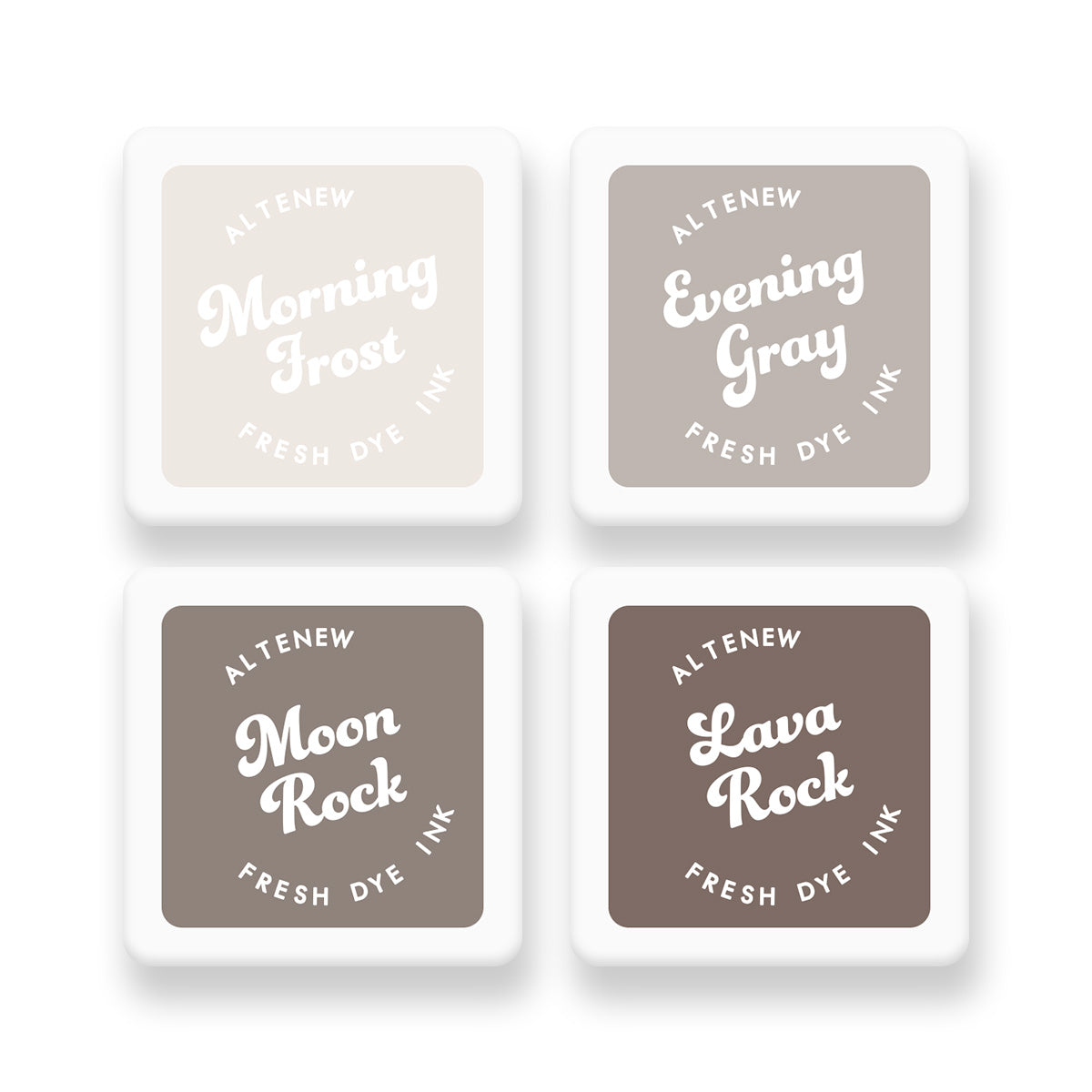 Altenew - Warm Gray Fresh Dye Ink Mini Cube Set Altenew - Warm Gray Fresh Dye Ink Mini Cube Set