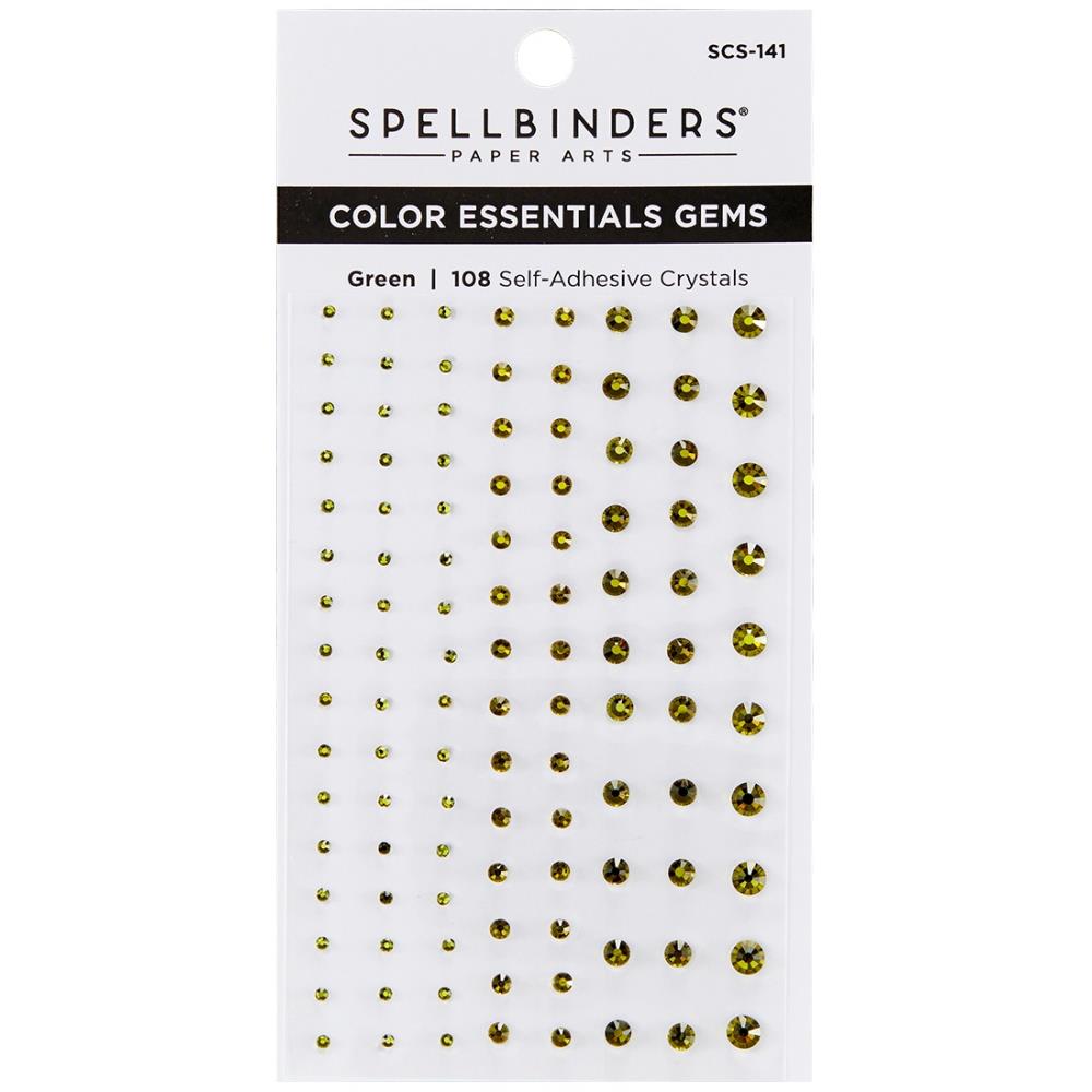 Spellbinders Color Essentials Gems - Green Mix 