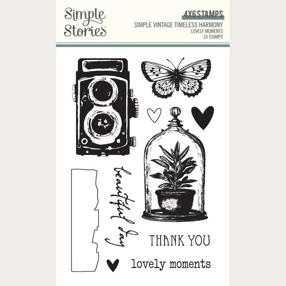Simple Stories - Simple Vintage Timeless Harmony Stamps Lovely Moments