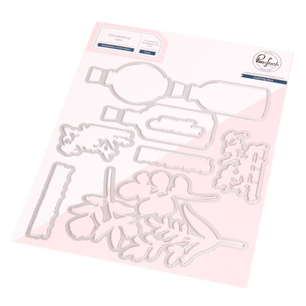 Pinkfresh Studio Die -   Keepsakes of the Heart die