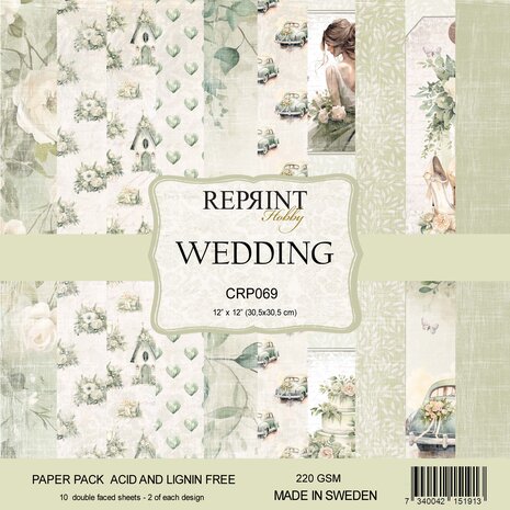 Reprint - Wedding Collection 12x12 Inch Paper Pack