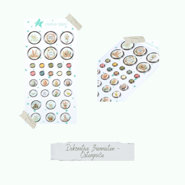 Creative Depot -  Dekorative Ziernieten - Frühling  Creative Depot -  Dekorative Ziernieten - Frühling