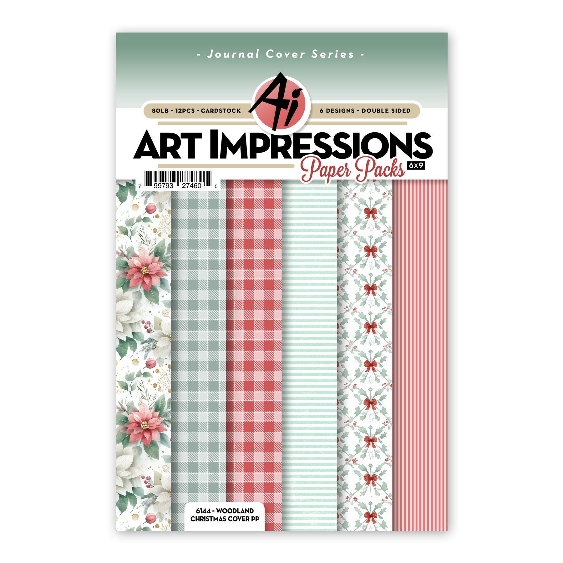 Art Impressions - Woodland Christmas Cover PP