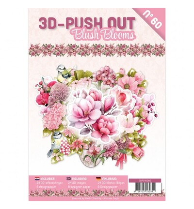 Find IT - 3D Push-Out Book 60 – Zartrosa Blumen