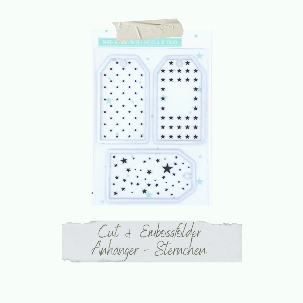 Creative Depot -  Cut & Emboss Folder - Anhänger - Sternchen - 11 x 15,5 cm  Creative Depot -  Cut & Emboss Folder - Anhänger - Sternchen - 11 x 15,5 cm