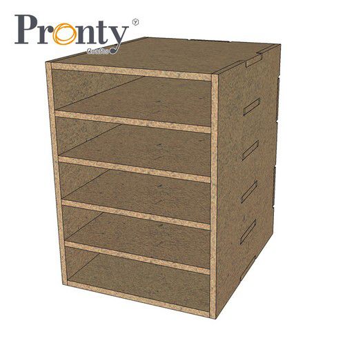 Pronty MDF Aufbewahrsystem Half Box Drawer