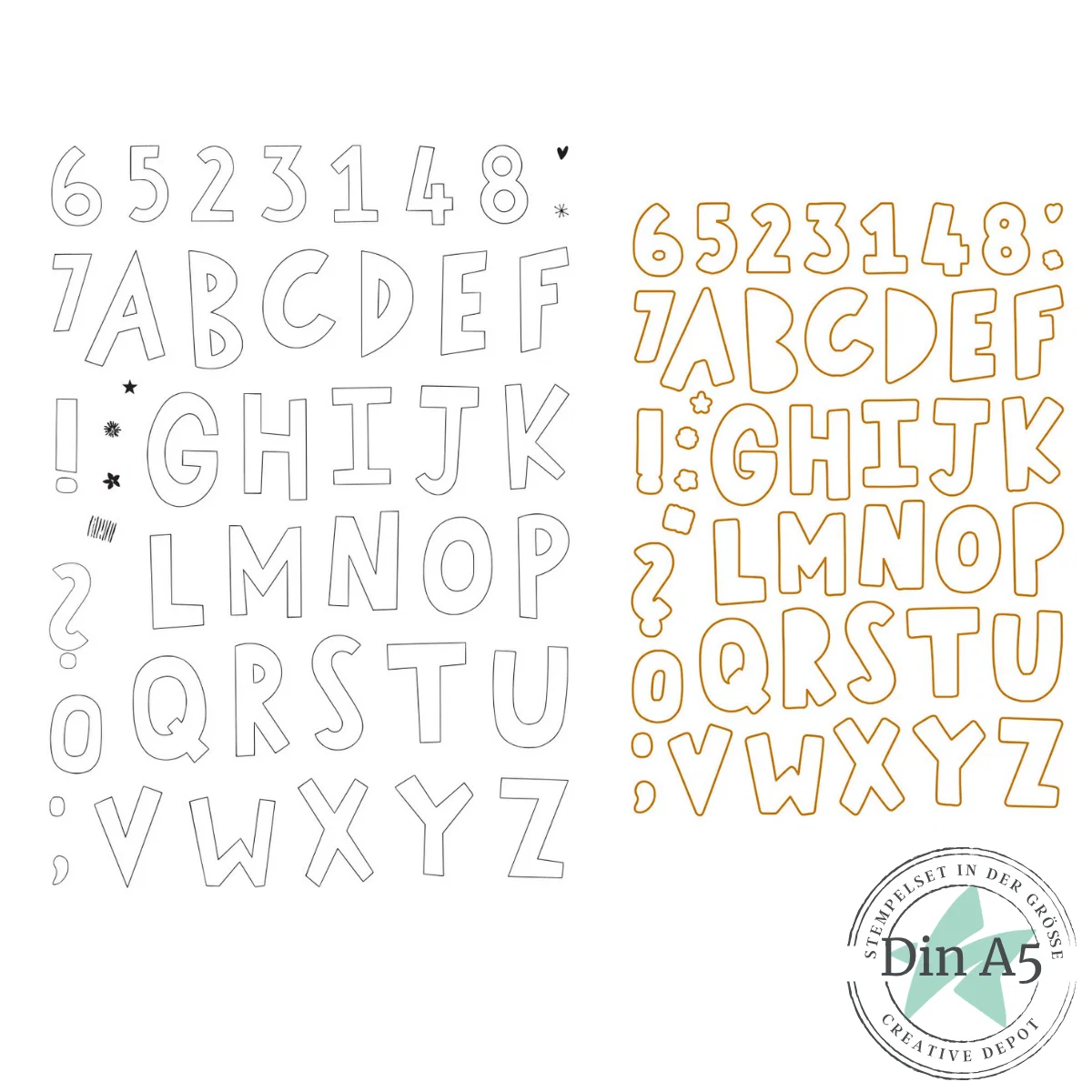 Creative Depot - Bundle - Carolas Alphabet II