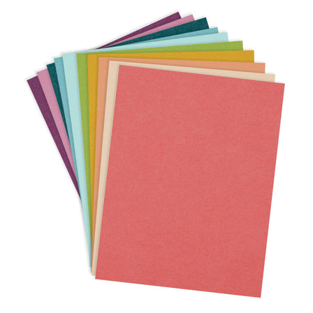 Spellbinders - Rainbow Hues Assortment ColorWheel Cardstock 8.5" x 11" - 20 Sheets