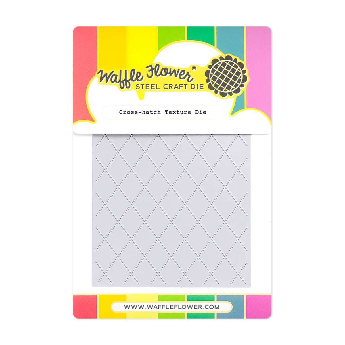 Waffle Flower - Cross-hatch Texture Die