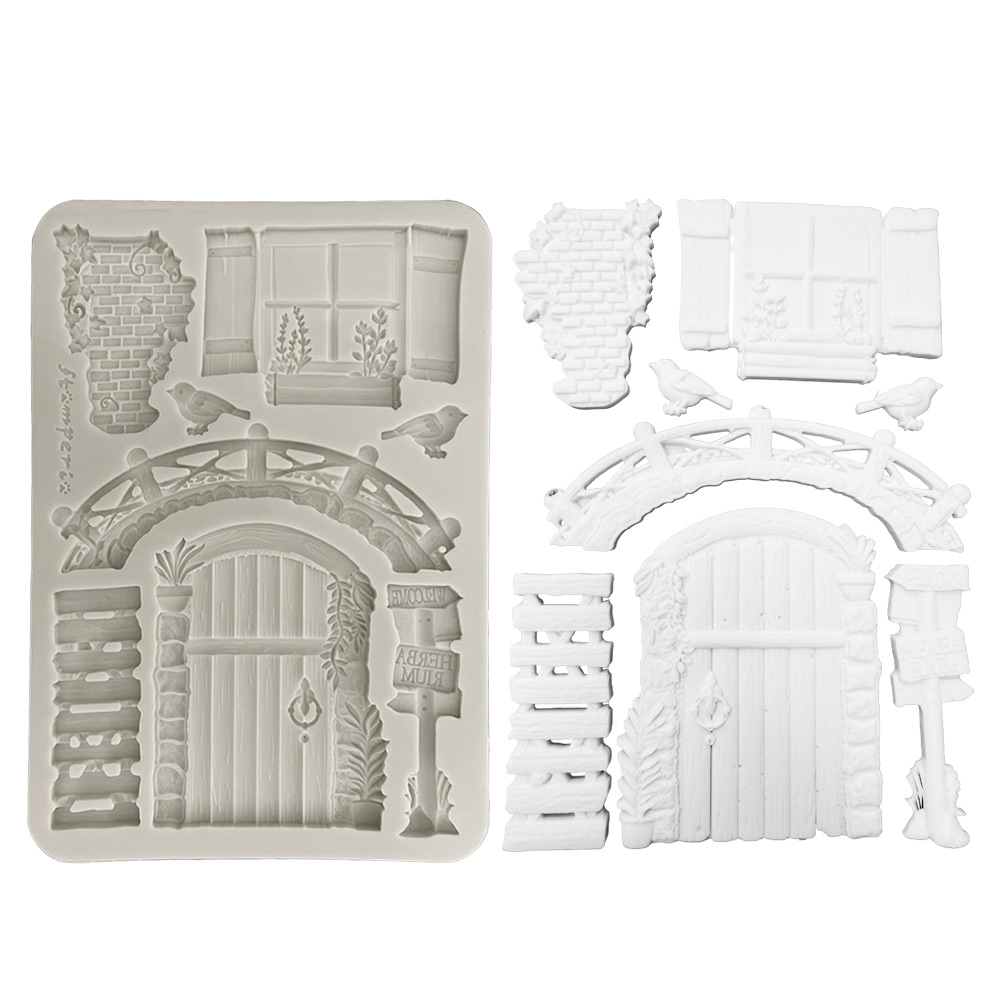 Stamperia - Silizium Form A5 - Herbarium Silvae bridge