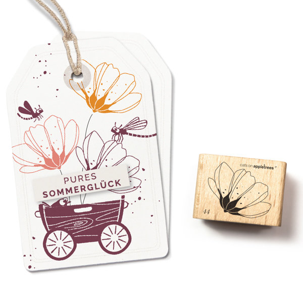 cats on appletrees - Stempel Blüte 44 Cosmea