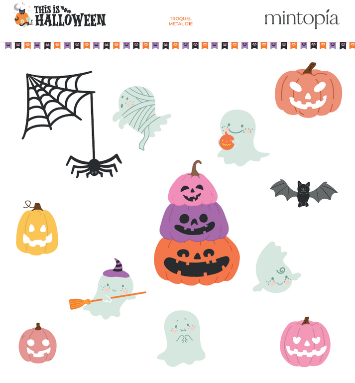 Mintopia - Troquel Calabazas y fantasmas This is Halloween