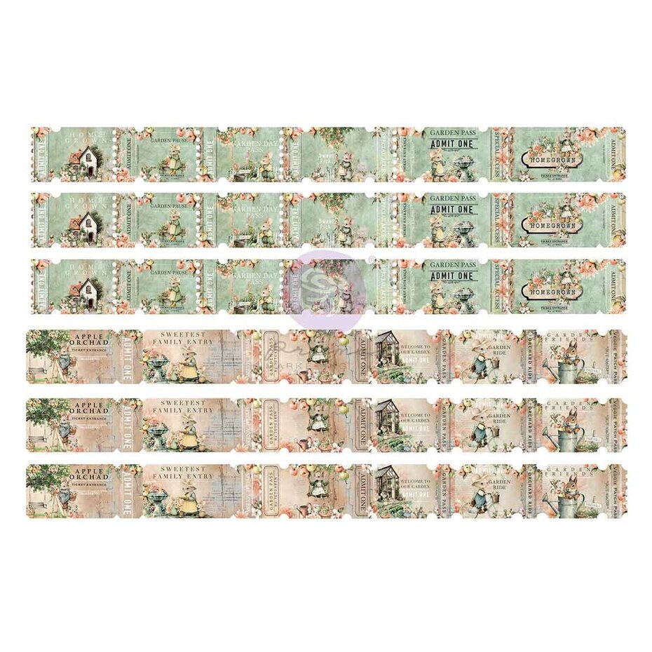 Prima Marketing - Homegrown Tickets (36pcs) by The 3 Girls Tale