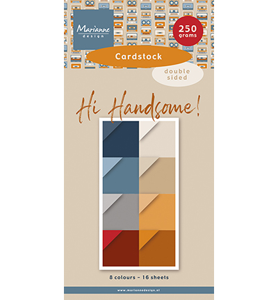 Marianne Design - Hi Handsome! - cardstock