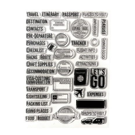Elizabeth Craft Designs  - Once in a Lifetime Stamps Travel Journal