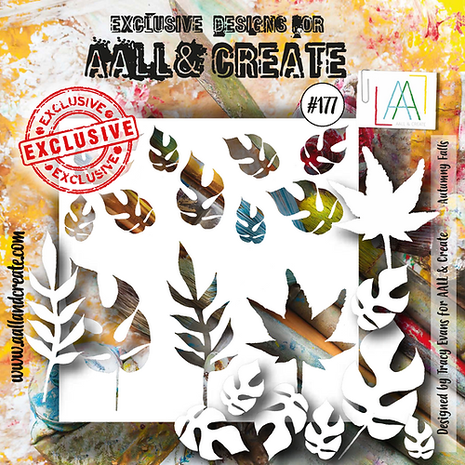 AALL & Create Stencil Autumny Falls