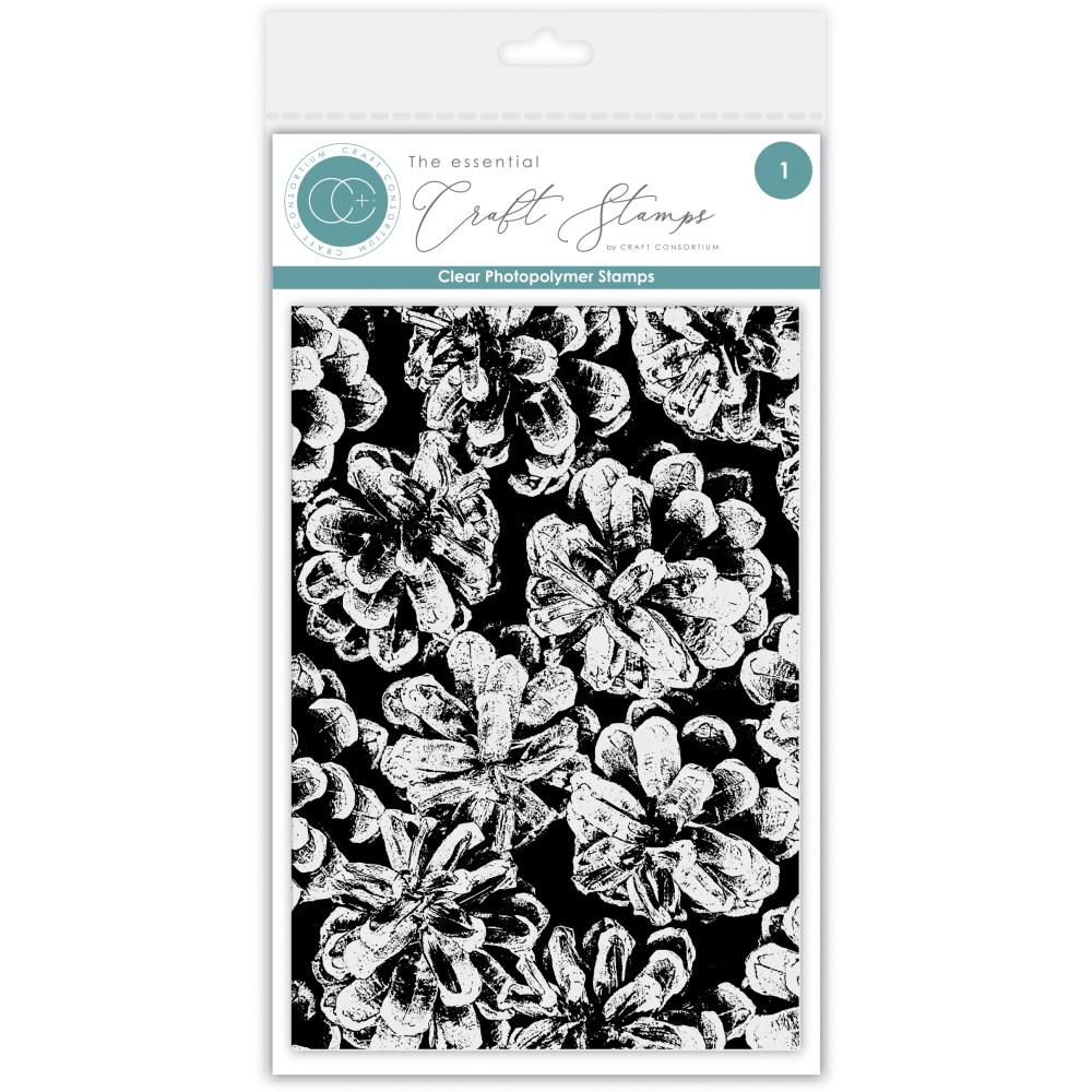  Craft Consortium - Photopolymer Stamp Set - Pinecomb