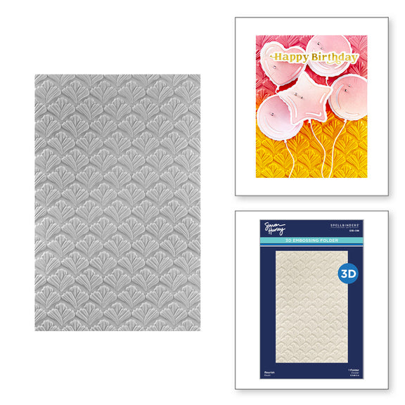 Spellbinders - Flourish 3D Embossing Folder Spellbinders - Flourish 3D Embossing Folder
