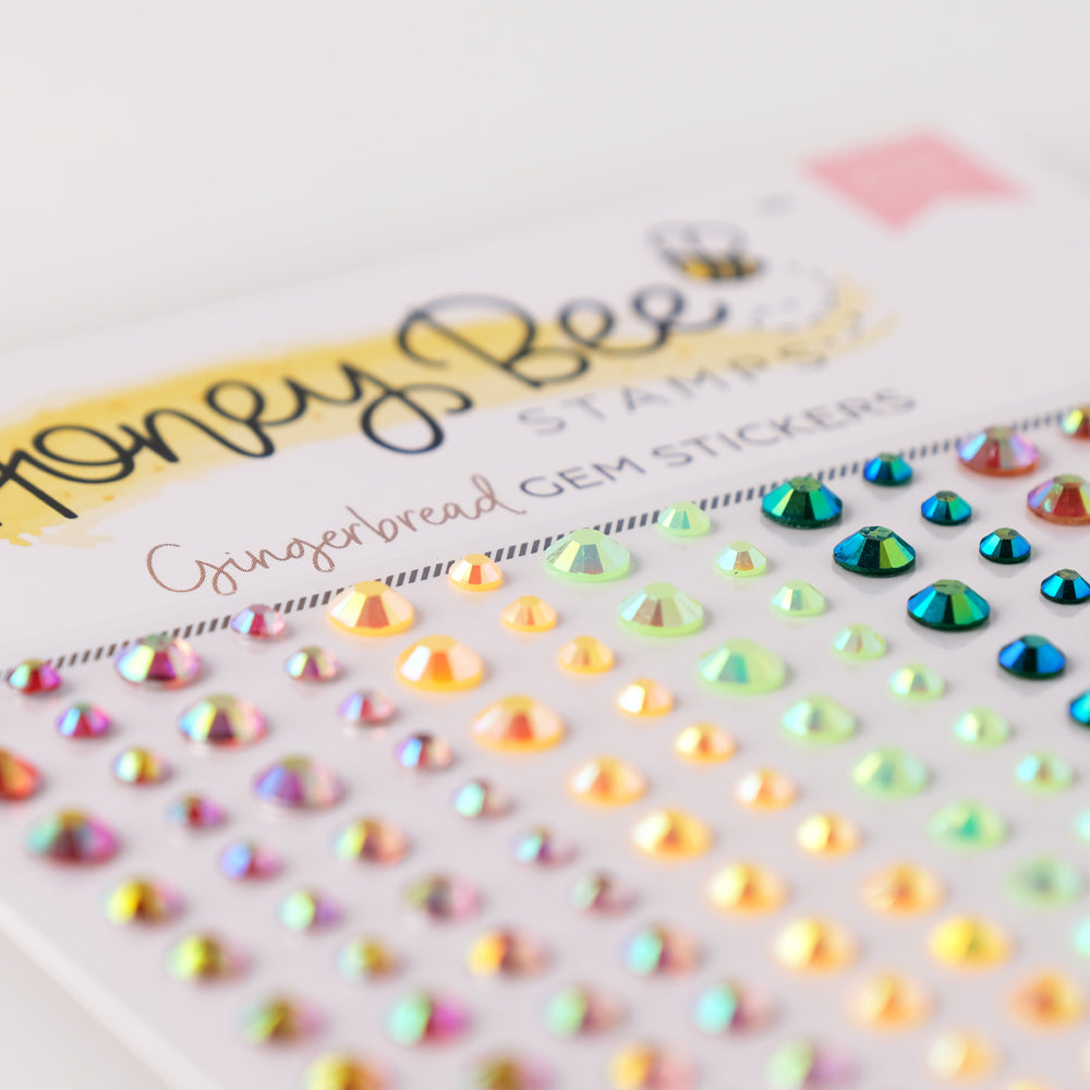 Honey Bee - Gingerbread Gem Stickers - 210 Count Honey Bee - Gingerbread Gem Stickers - 210 Count