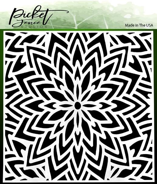 picket-fence-studios-center-flower-6x6-inch-stenci picket-fence-studios-center-flower-6x6-inch-stenci