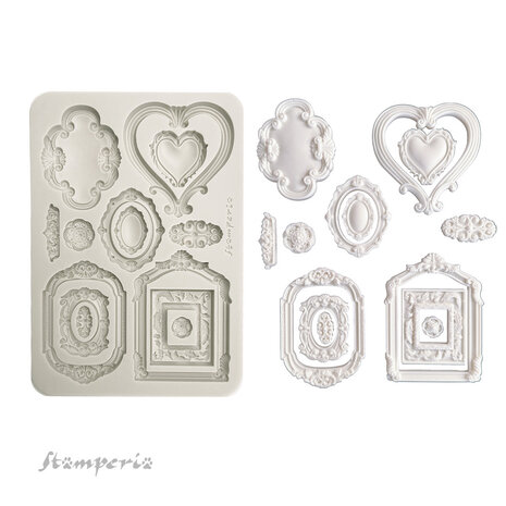 Stamperia - Timeless A5 Silicon Mould Frames Stamperia - Timeless A5 Silicon Mould Frames