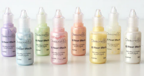 Dovecraft - 3D Pearl Effects Set Pastel colors 8 pcs Dovecraft - 3D Pearl Effects Set Pastel colors 8 pcs