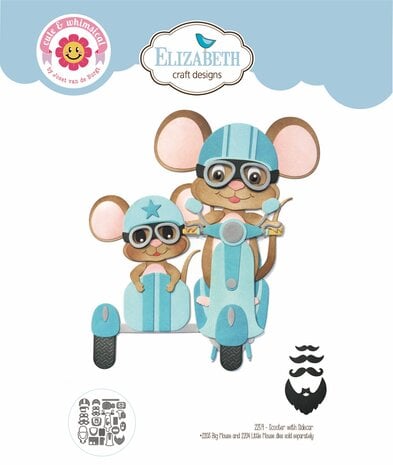 Elizabeth Craft Designs - Good Times Die Scooter with Sidecar