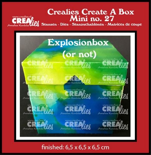 Crealies Create A Box Explosion mini