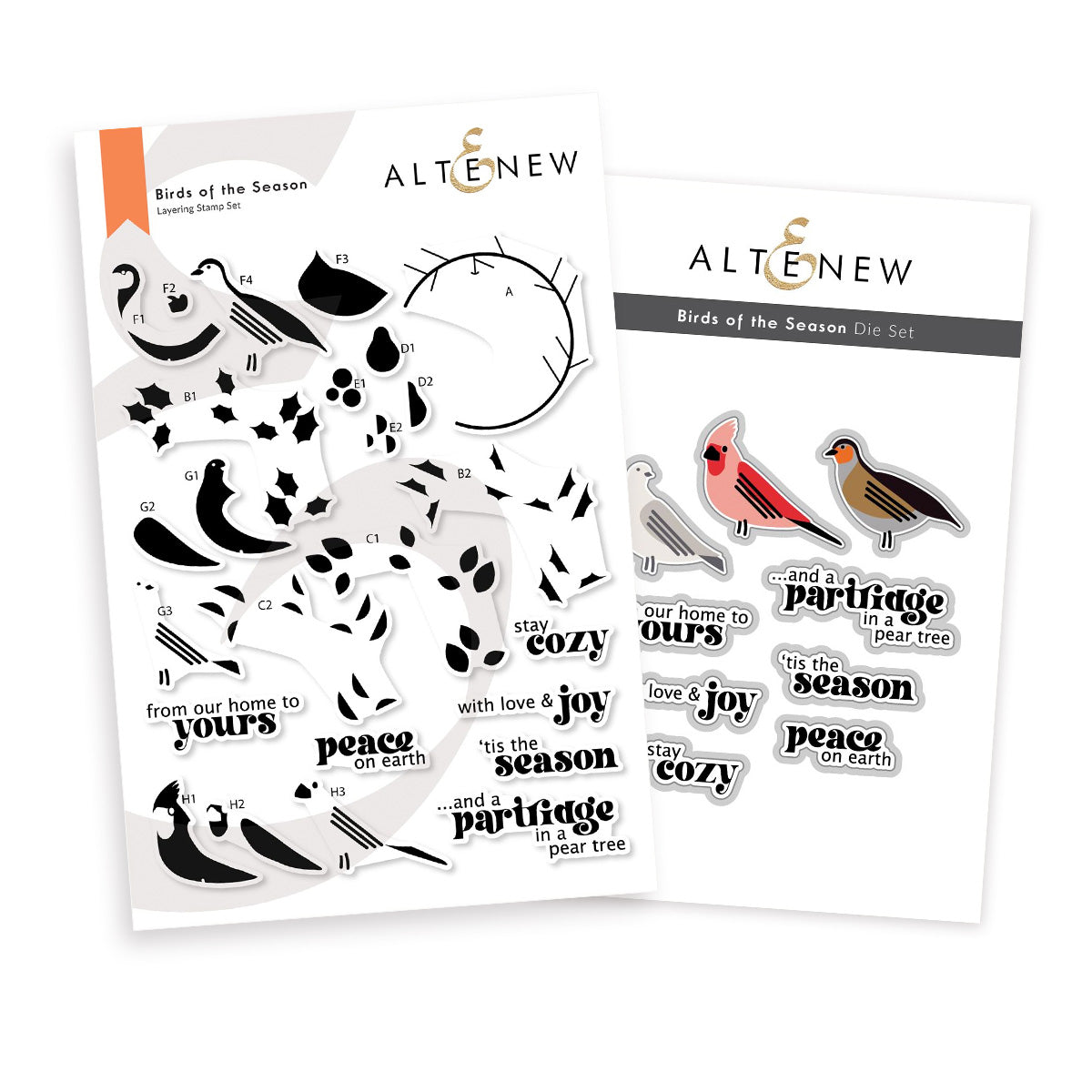 Altenew -Birds Of The Season  Bundle 