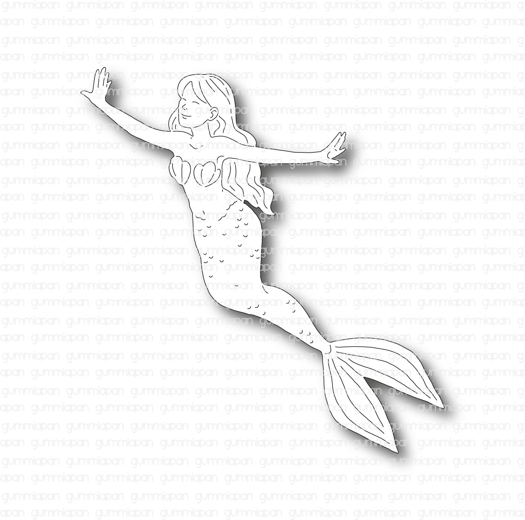 Gummiapan - Mermaid