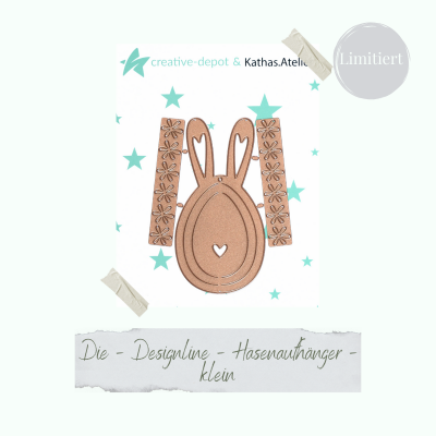 Creative Depot -   Die - Designline - Hasenaufhänger - klein 