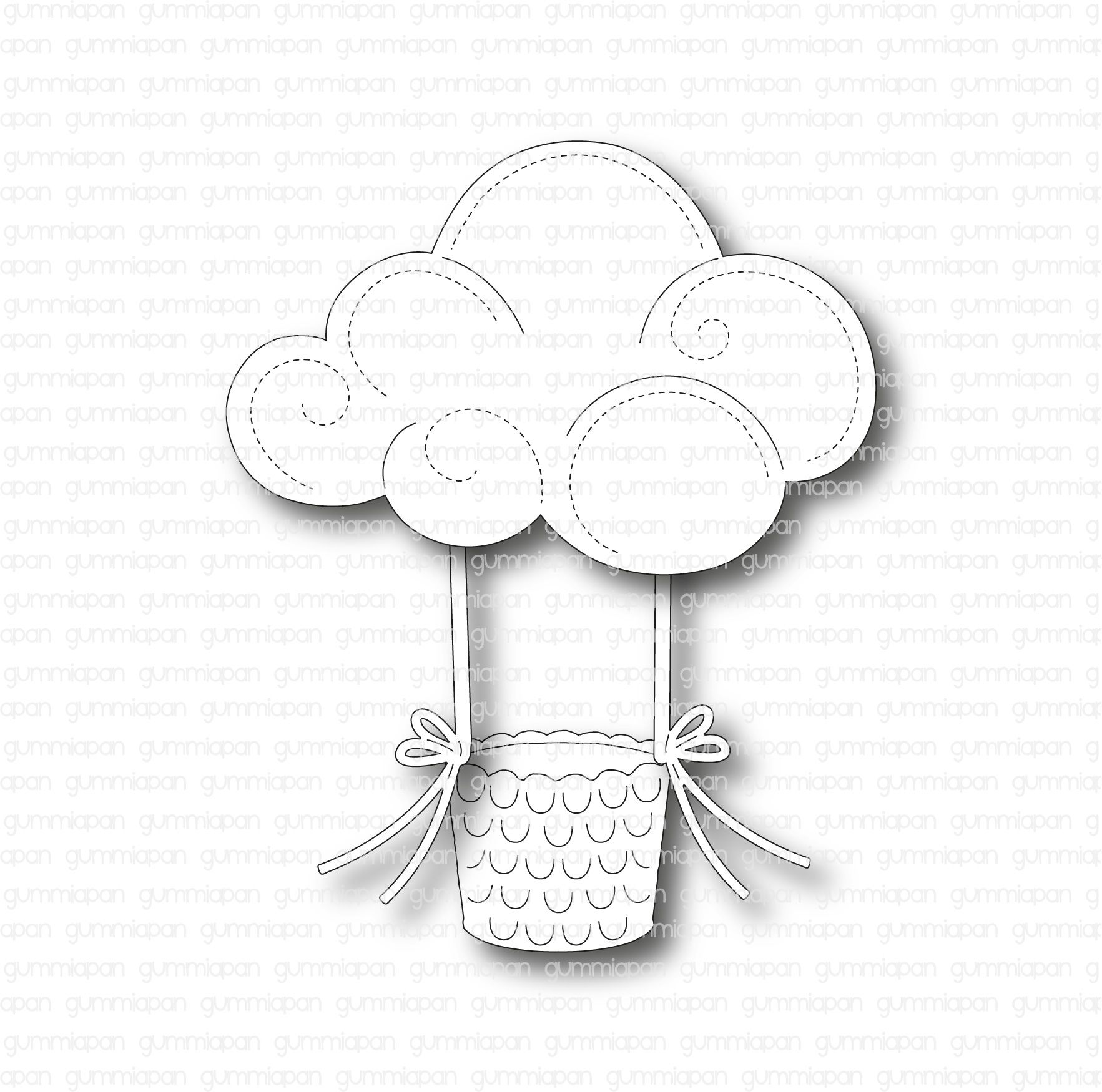 Gummiapan - Fluffy Hot Air Balloon
