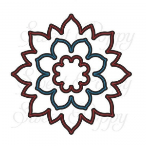 Sweet Poppy Buddy Die: Mehndi Flower outline die Sweet Poppy Buddy Die: Mehndi Flower outline die