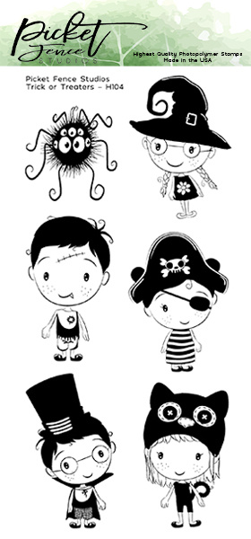 picket-fence-studios-trick-or-treaters-clear-stamp
