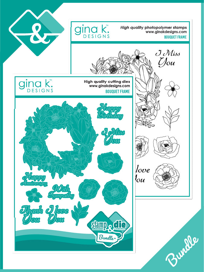 Gina K Designs -BUNDLE- Bouquet Frame