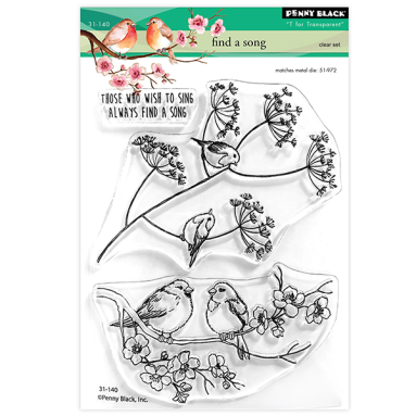 Penny Black - FIND A SONG (CLEAR STAMPS)