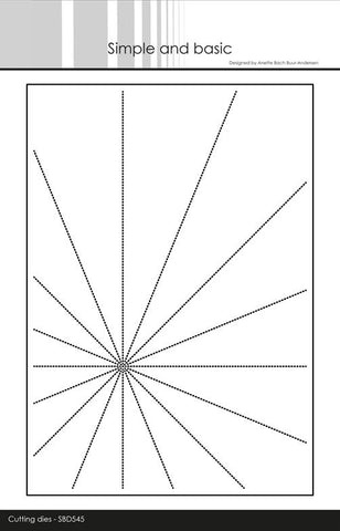 Simple and Basic die "A5 - Sunrays" 