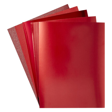 Spellbinders - Treasured Cardstock 8,5x11 Inch Ruby Assorted (15pcs)