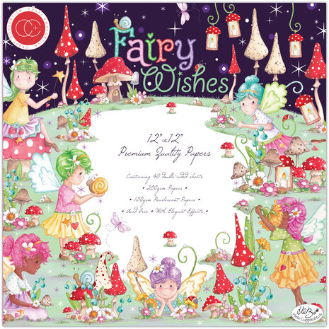 Craft Consortium- Fairy Wishes 12x12 Inch Paper Pad